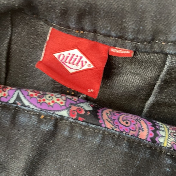 Oilily denim pleated skirt with belt - Picture 4 of 4